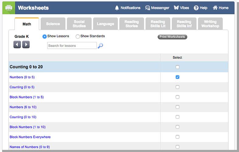 Create Printed Worksheets From Extensive MobyMax Curriculum